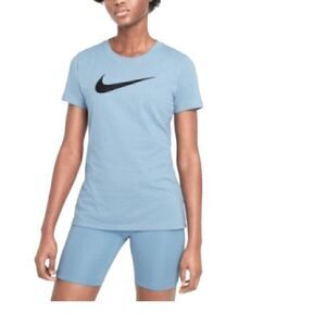 Nike Dry Training Tee, T shirt glacier blue size